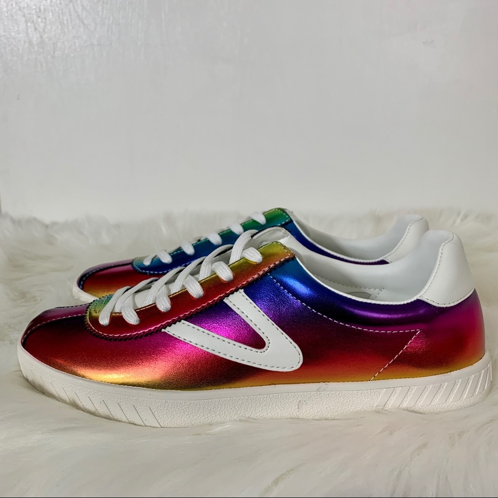 Tretorn Iridescent Rainbow Sneakers 🌈
